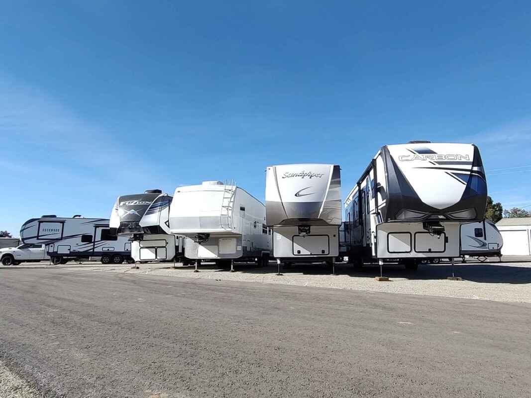 Arbor RV Storage Gate Signage in Homeland California