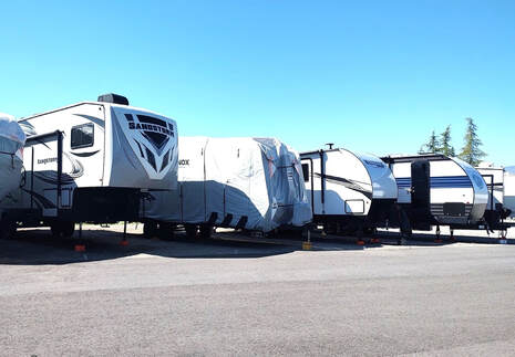 Front Entrance of Arbor RV Storage in Homeland Menifee California